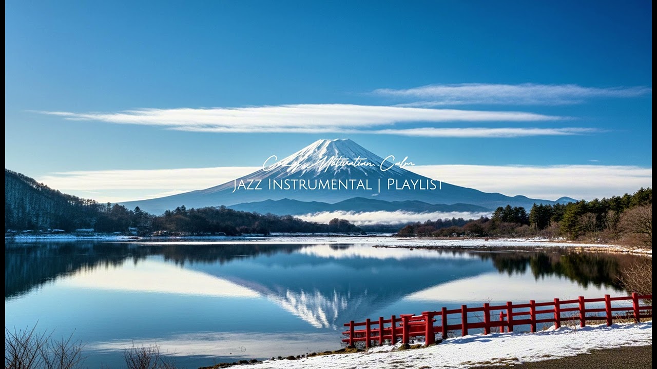 Breathe Deep in Nature’s Silence | Still Lake, Fuji & Jazz