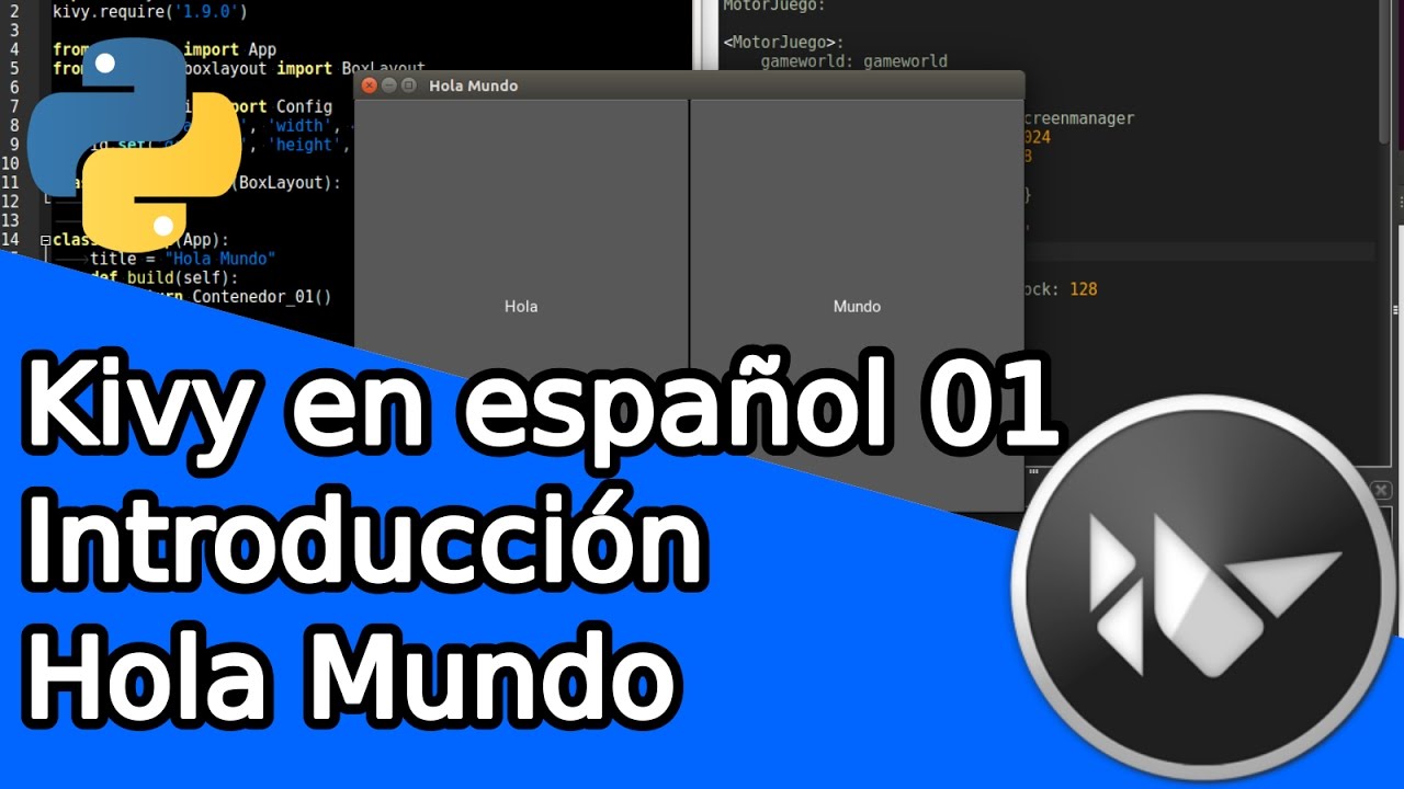 Kivy en español 01   Introducción   Hola Mundo