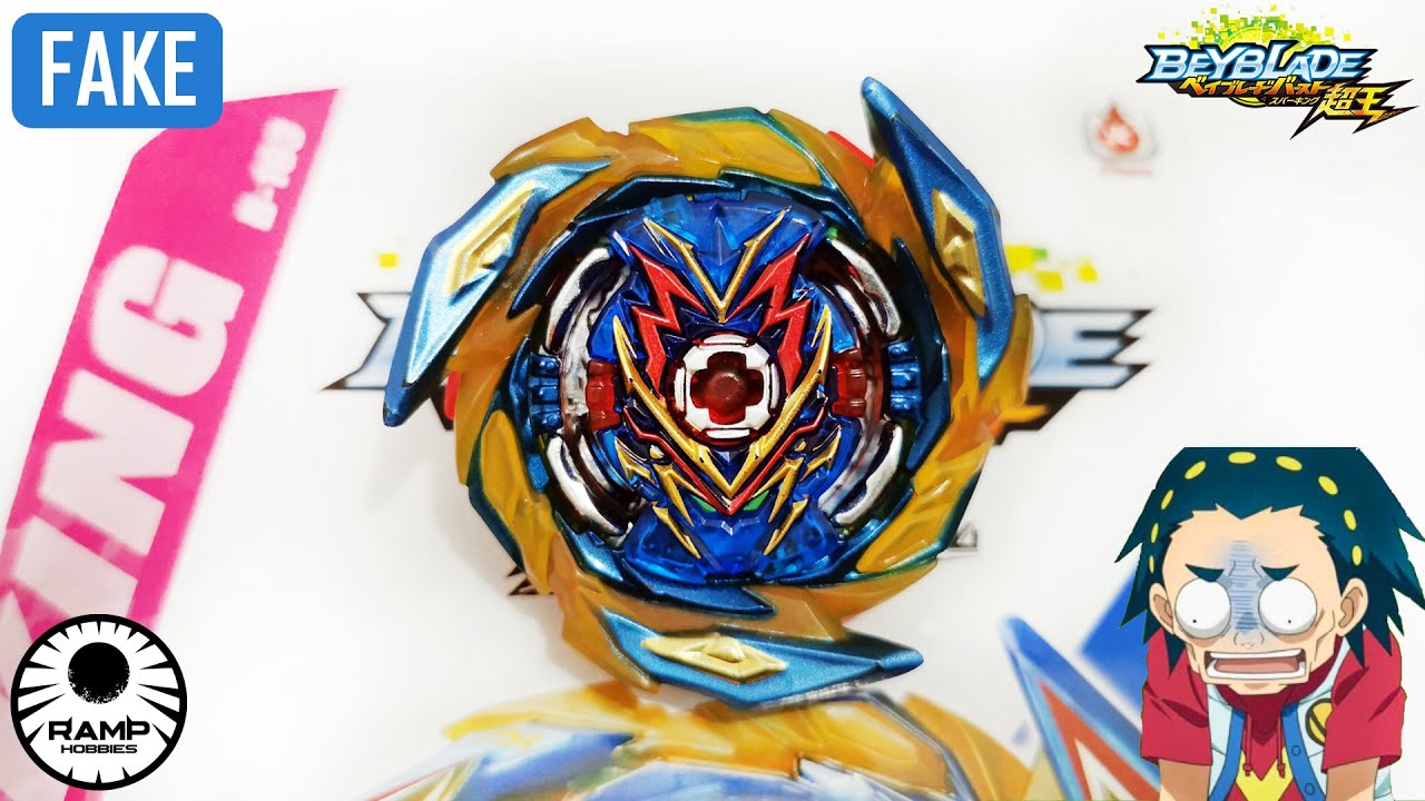Fake Brave Valkyrie Unboxing and Comparison with Takara Tomy | Flame Brand Beyblade Burst Superking