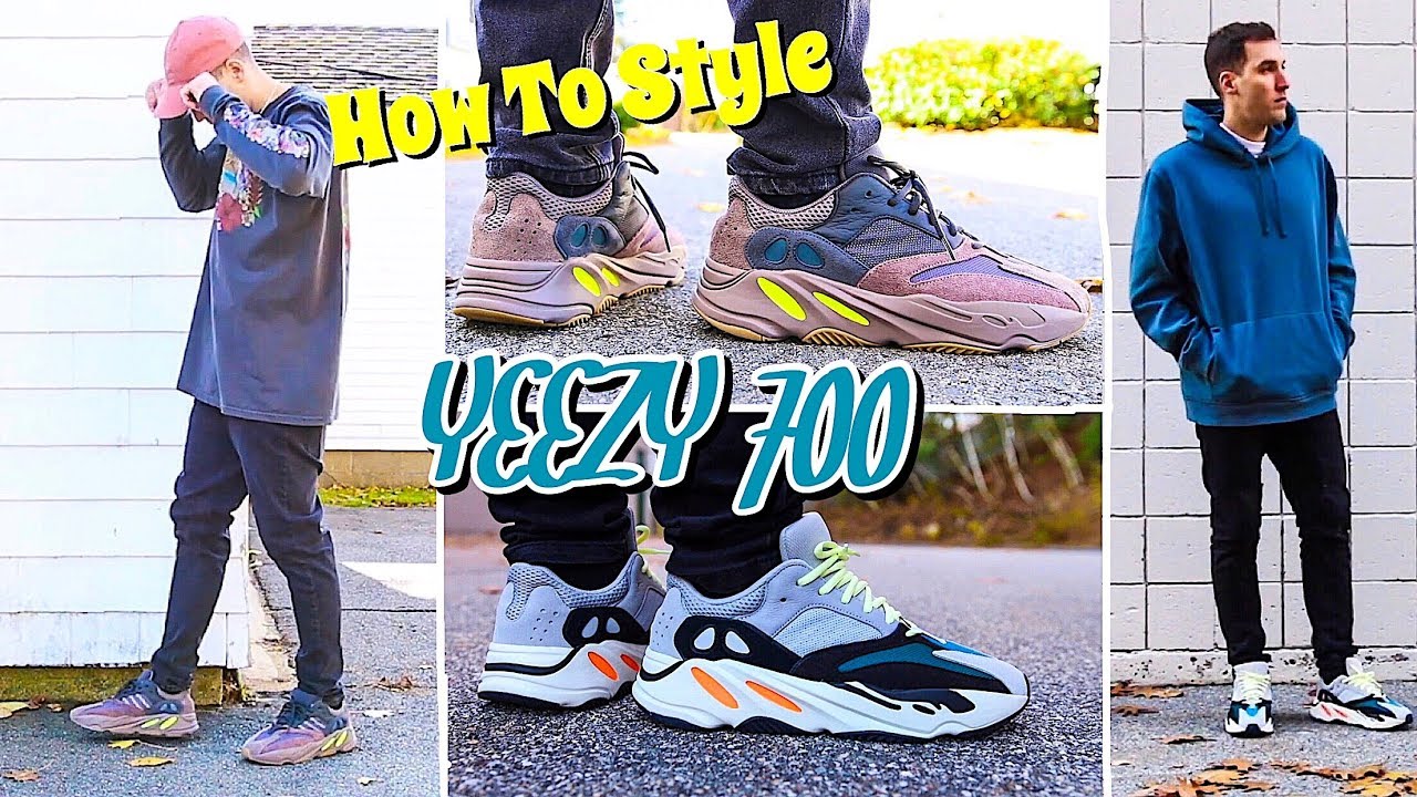 HOW TO STYLE - ADIDAS YEEZY 700 - MAUVE & WAVE RUNNER SNEAKER
