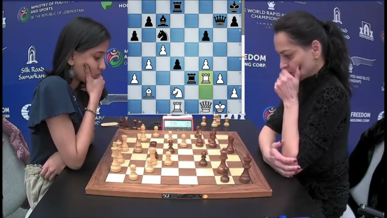 Time is Up!!!Divya Deshmukh vs Kosteniuk Alexandra|Fide World Rapid & Blitz Chess Championship 2023