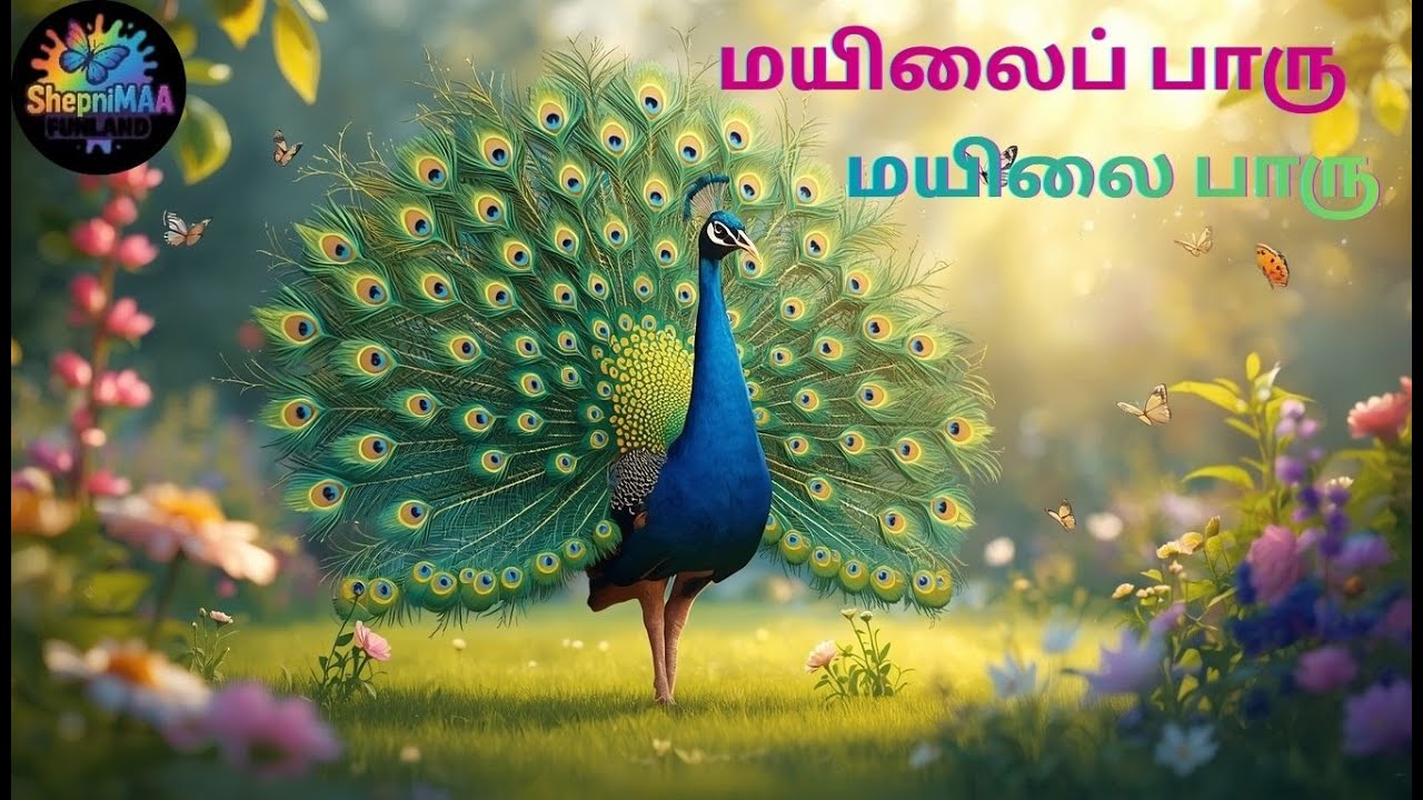 மயிலைப் பாரு மயிலை பாரு 🦚 | Mayilaip Paaru Mayilai Paaru  | Kids Tamil Song | Peacock Dance Song