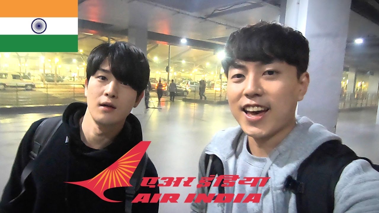 FLYING TO INDIA!!! Air India Reaction by Korean Dost | Delhi Vlog
