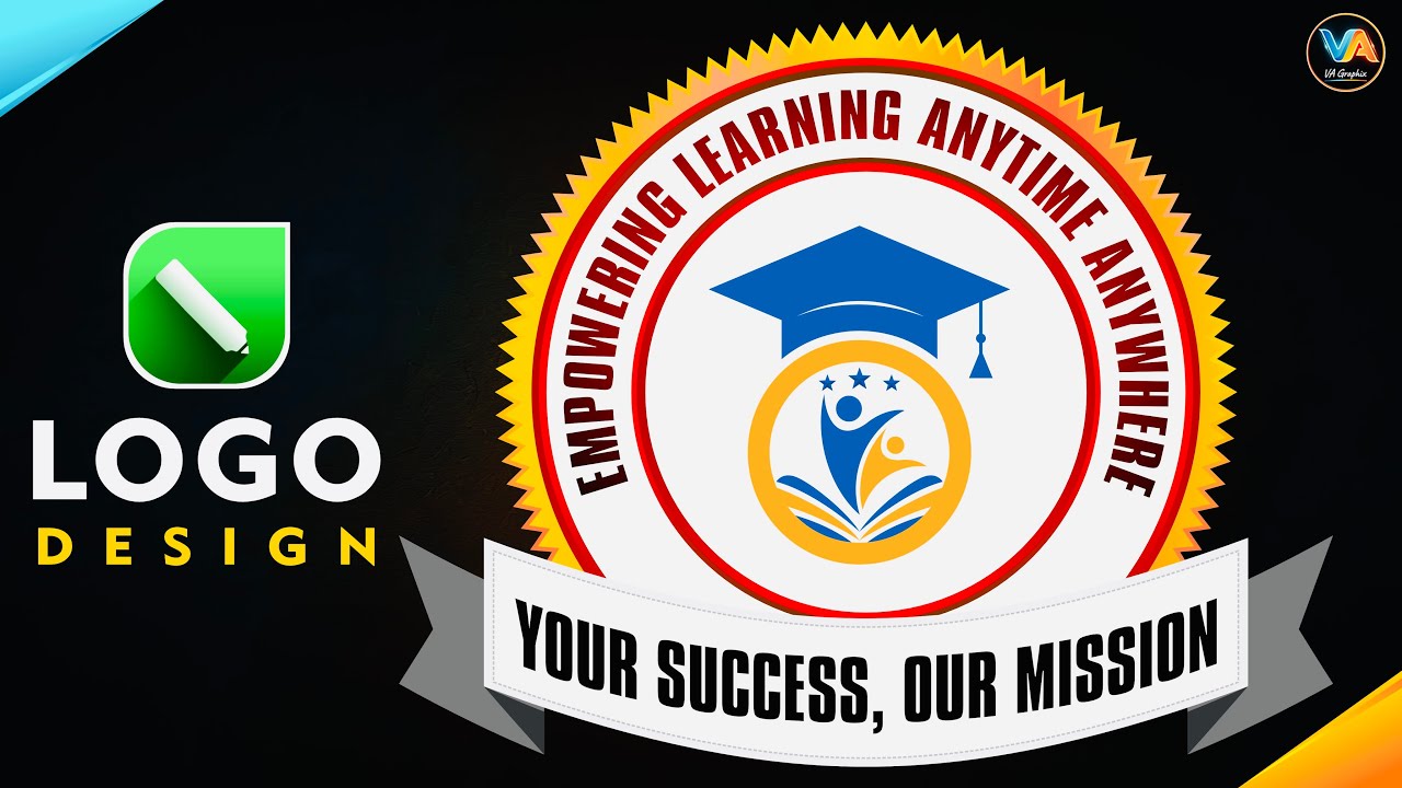 🔥 Logo Design in CorelDRAW | VA Graphix Logo Tutorial