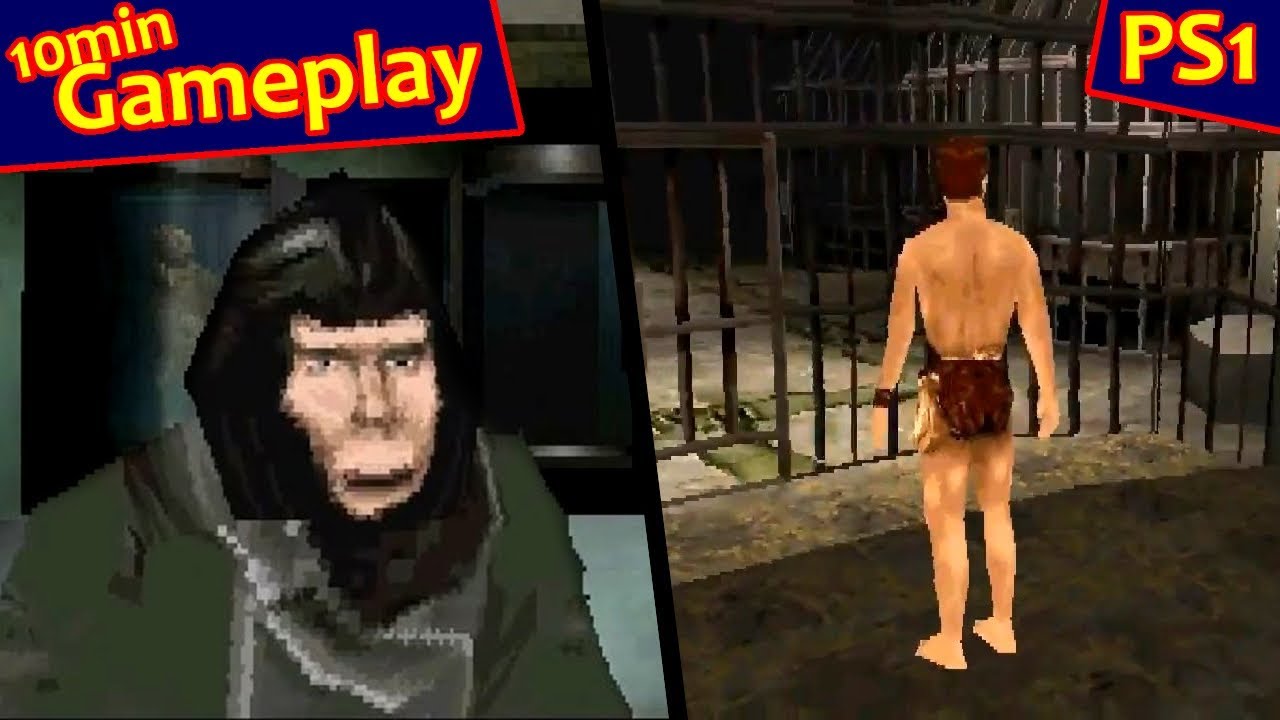 Planet of the Apes ... (PS1) Gameplay