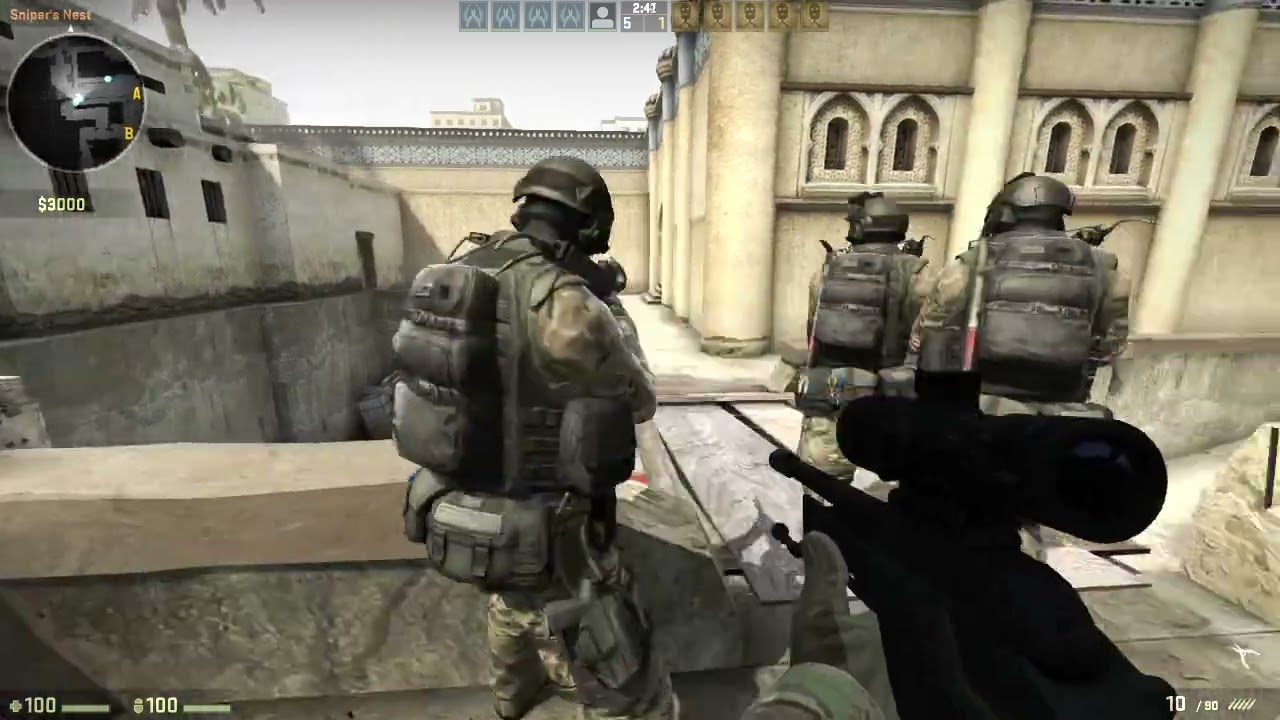 CSGO 2012 Gameplay map Dust