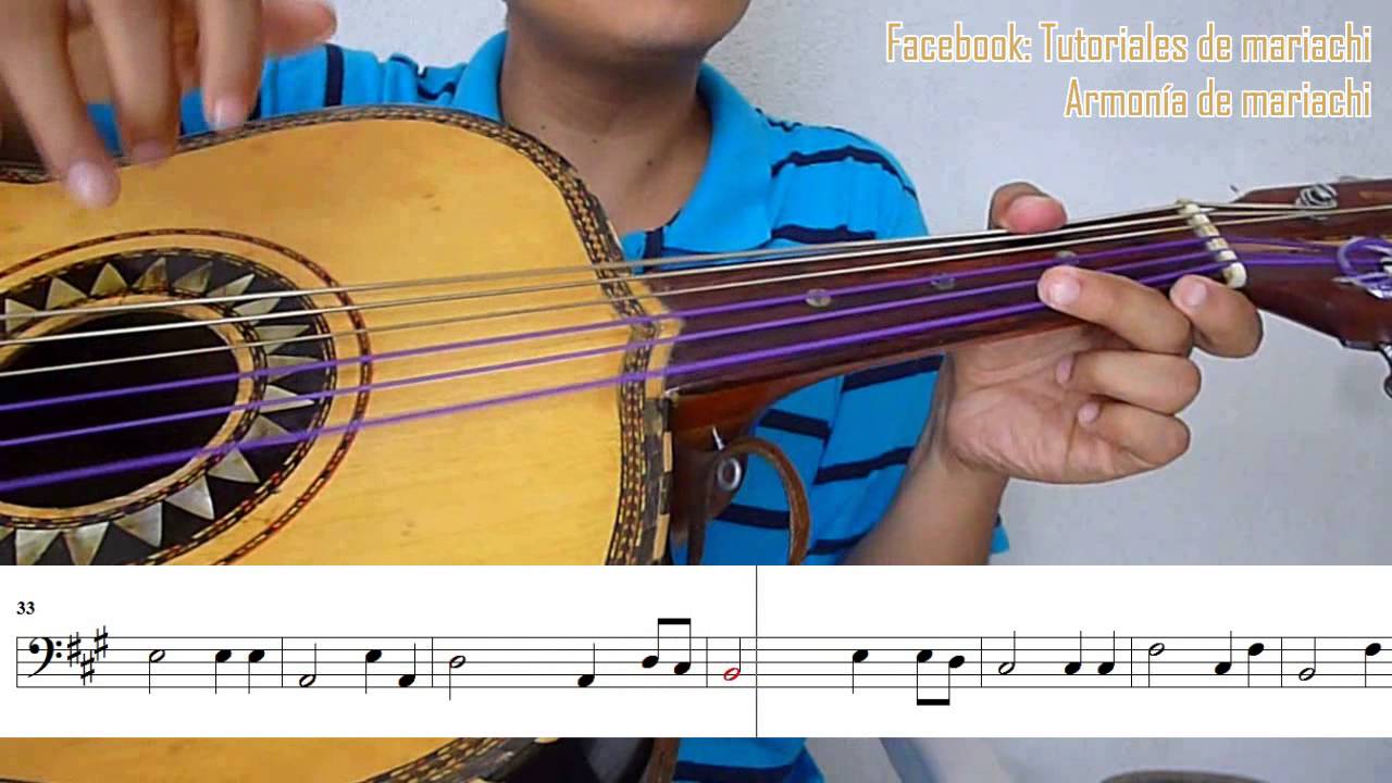 Como tocar contigo aprendi en el guitarron