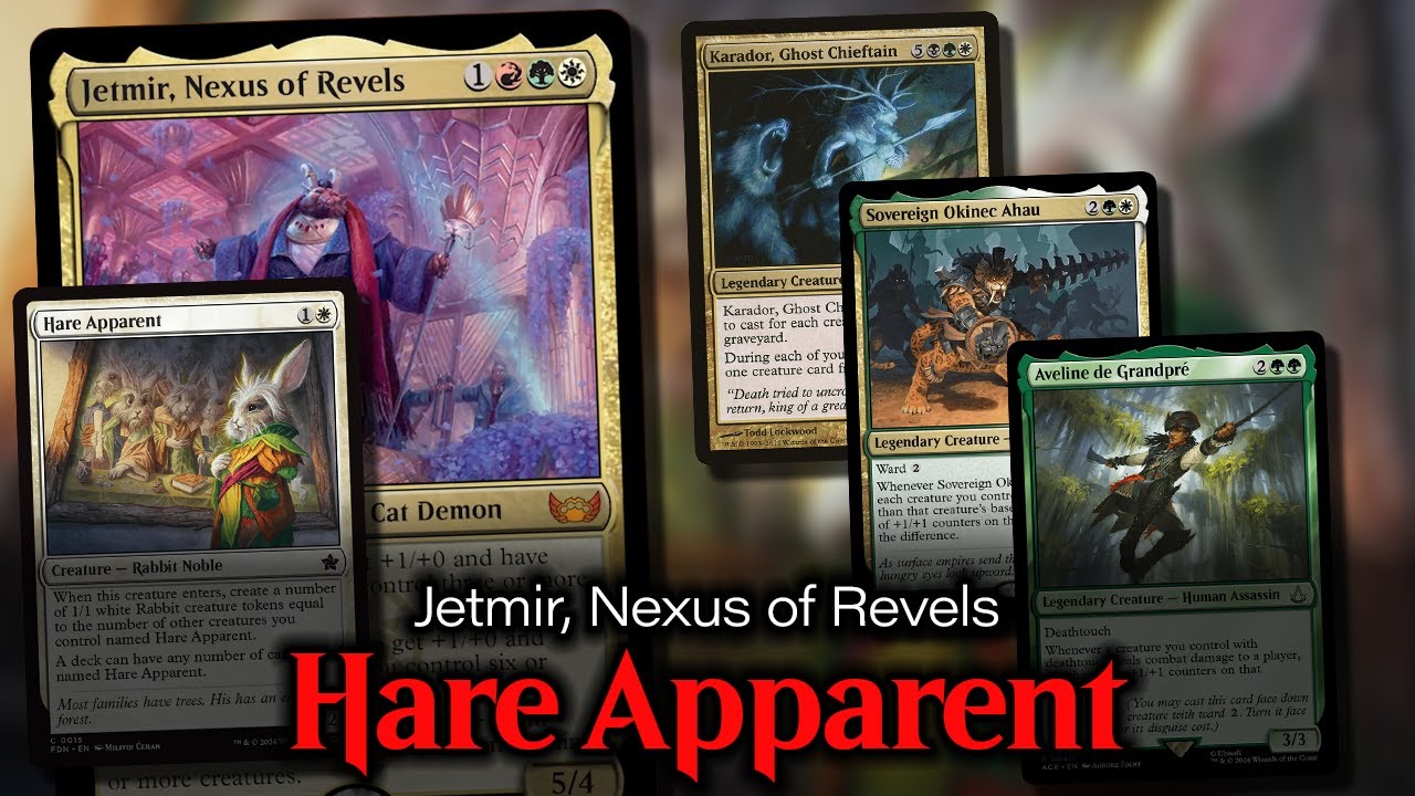 Jetmir Hare Apparent Deck | MTG Commander Gameplay | Magic the Gathering Foundations