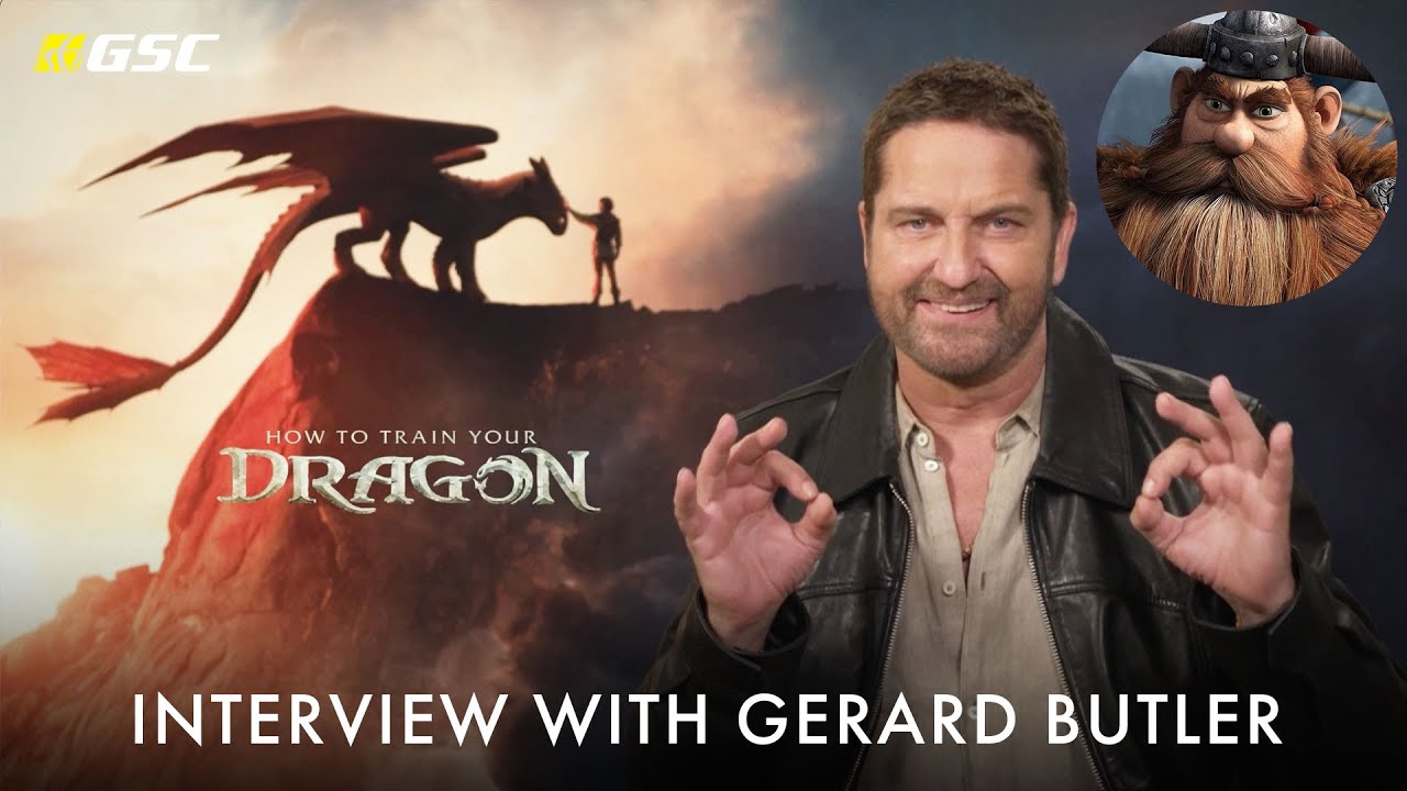 How To Train Your Dragon | Interview with Gerard Butler | Get Tickets Now in GSC