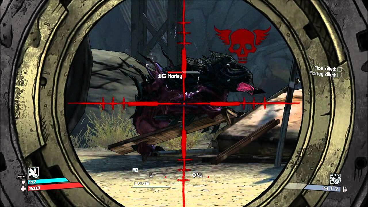 Bajheera - Borderlands #1 - Moe and Marley MADNESS! :D