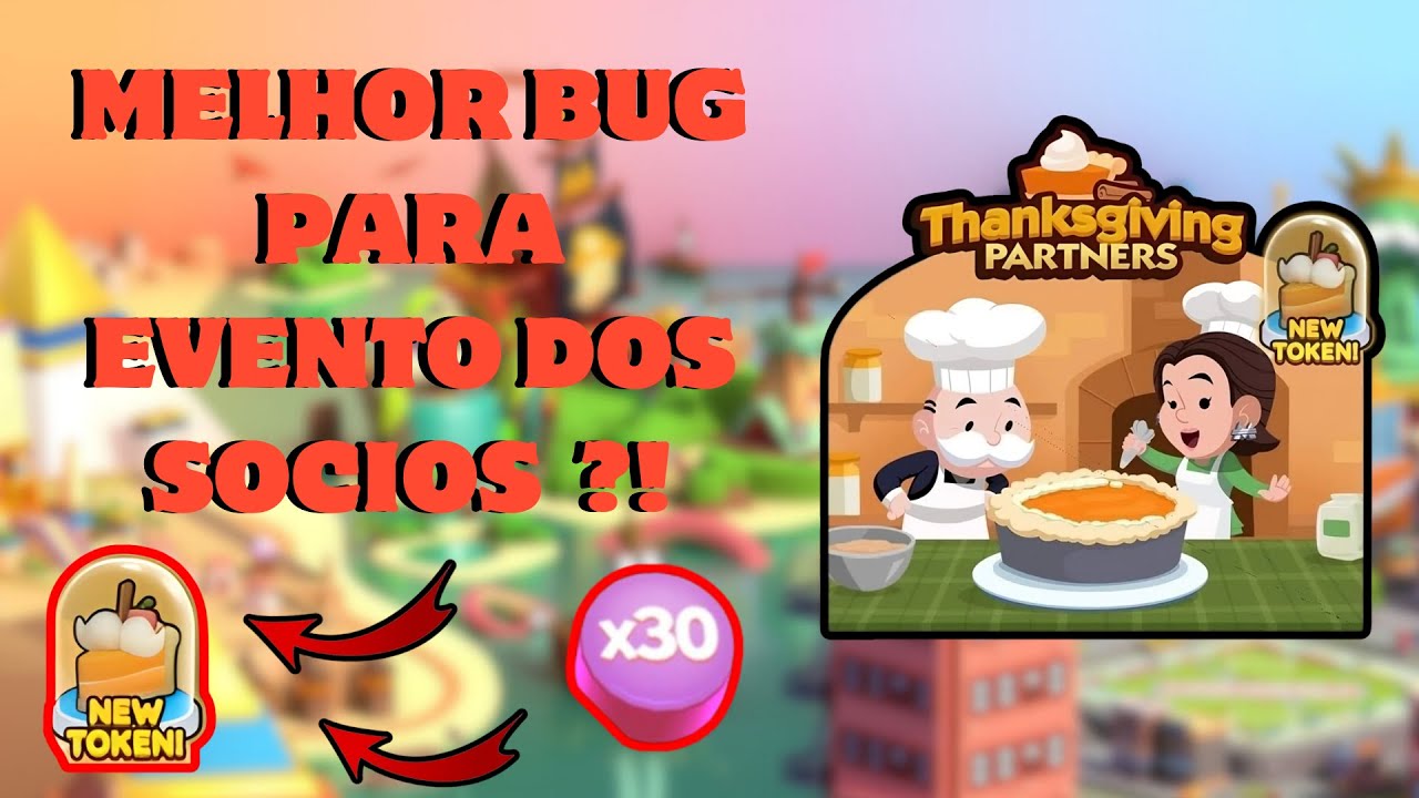 Monopoly Go - Melhor Bug do Evento dos Socios ?