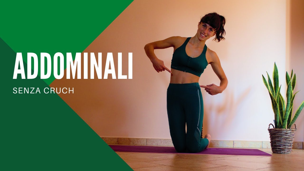 ADDOMINALI SENZA CRUNCH 💪 - (4 esercizi efficaci in TABATA)