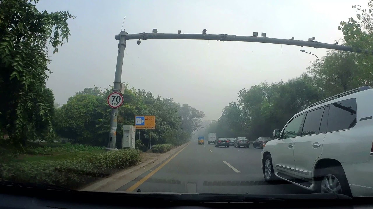 Beautiful foggy Lahore