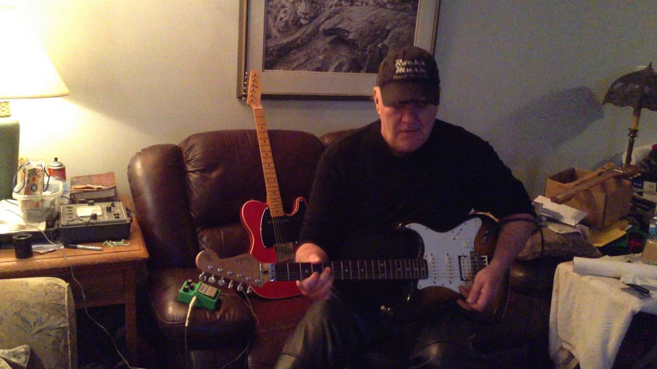 1995 Fender Stratocaster, Japan, Fotoflame, Floyd Rose Demo, Played upside down !!