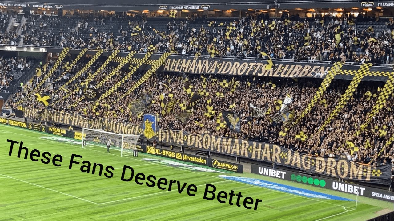 Great Ultras, Poor Teams - AIK Fotbol vs IFK Gothenburg 🇸🇪
