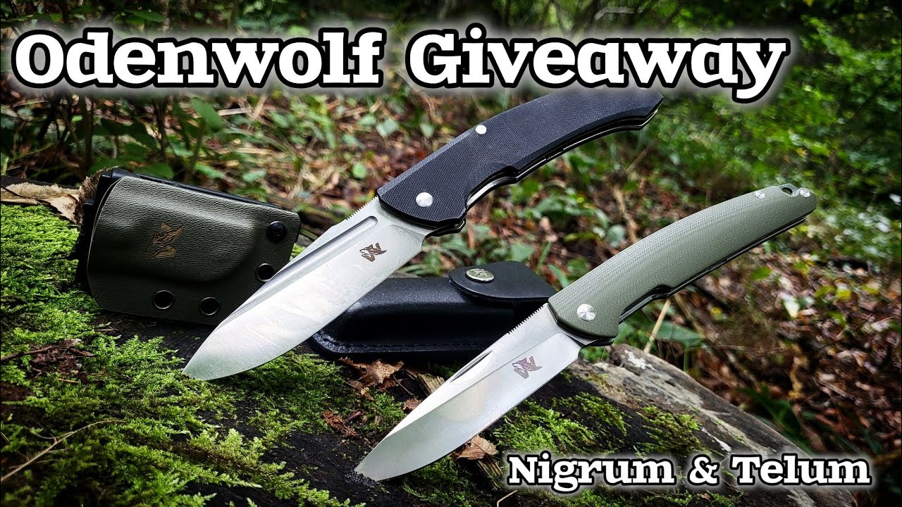 Odenwolf Nigrum und Telum EDC Taschenmesser - Jetzt im Baukasten erhältlich plus Giveaway