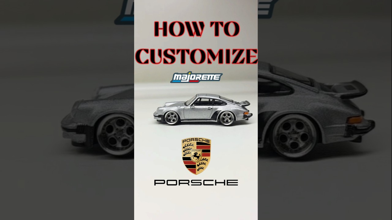 Customizing Majorette Porsche 930 Turbo #diecast #customdiecast #hotwheels ##toycars