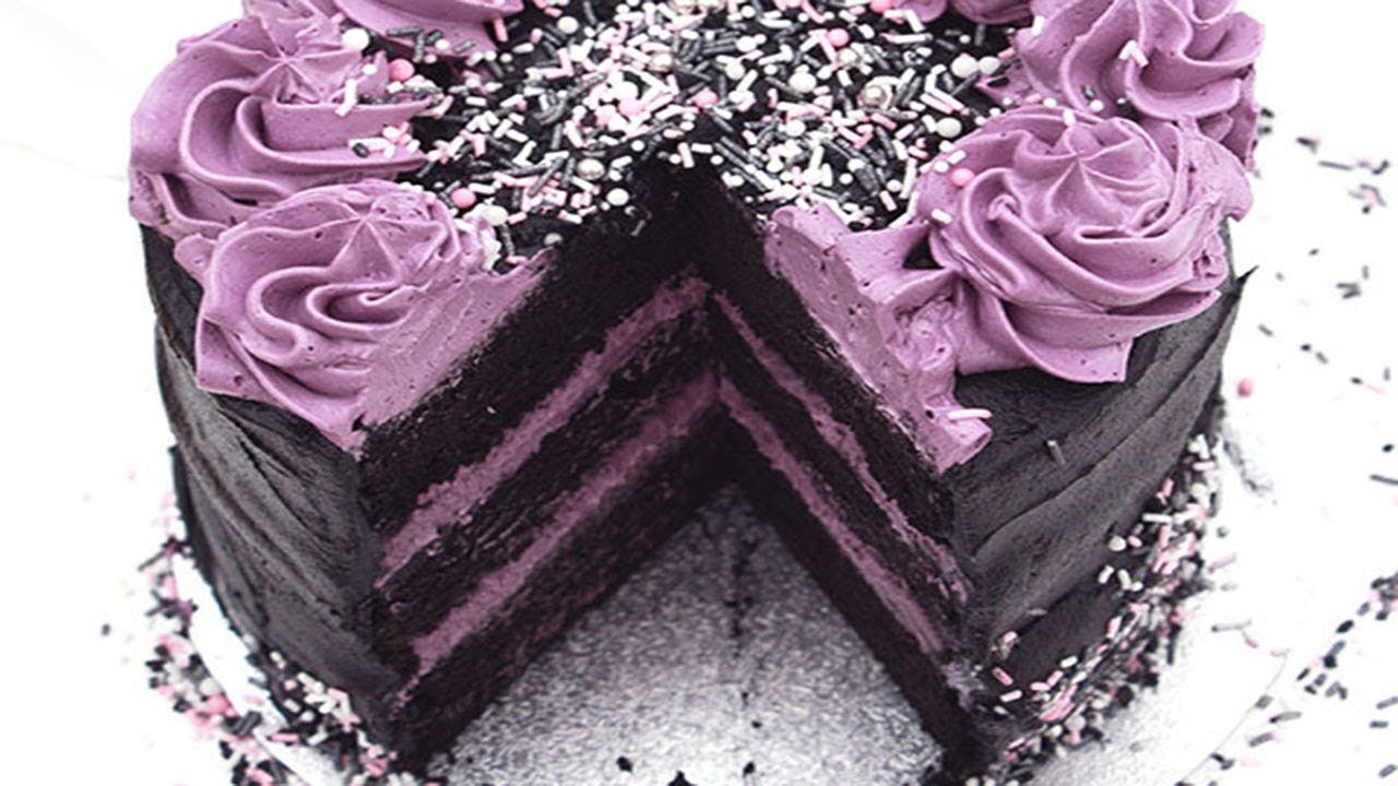 Recette du layer cake Purple Rain 💜