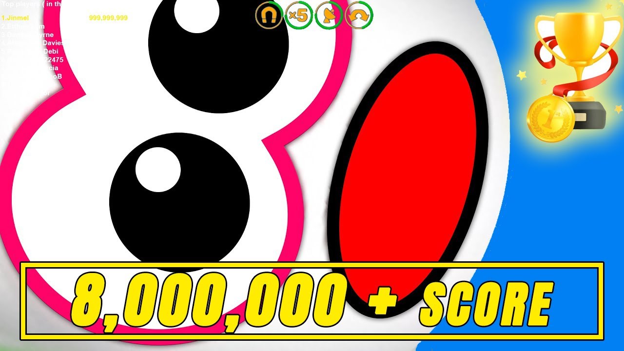 Worms Zone io 001 Slither Snake With 8,000,000+ Score Top 1 Epic WormsZoneio Gameplay | HP GAMING