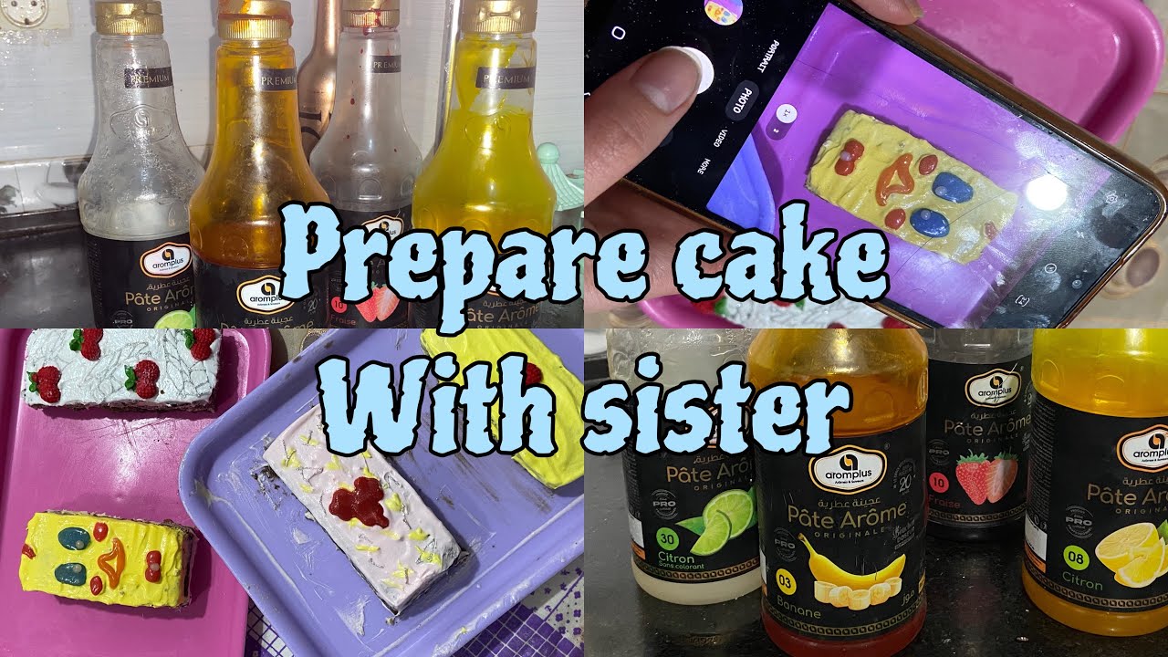 تحدي تزين كيكة مع اختي 🌷✨/ challenge cake with sister🌤️🍒
