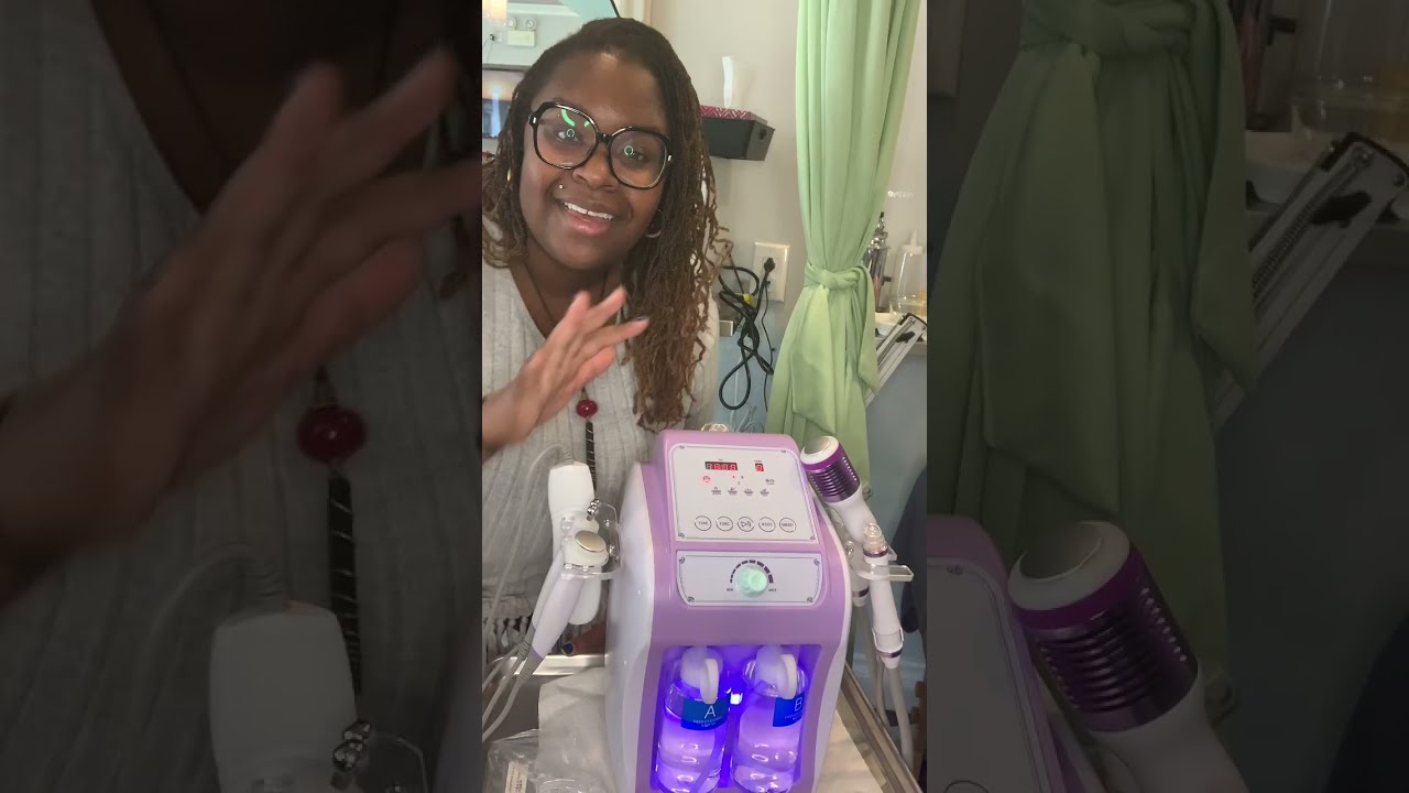 HYDROFACIAL MACHINE + MINI FACIAL TUTORIAL