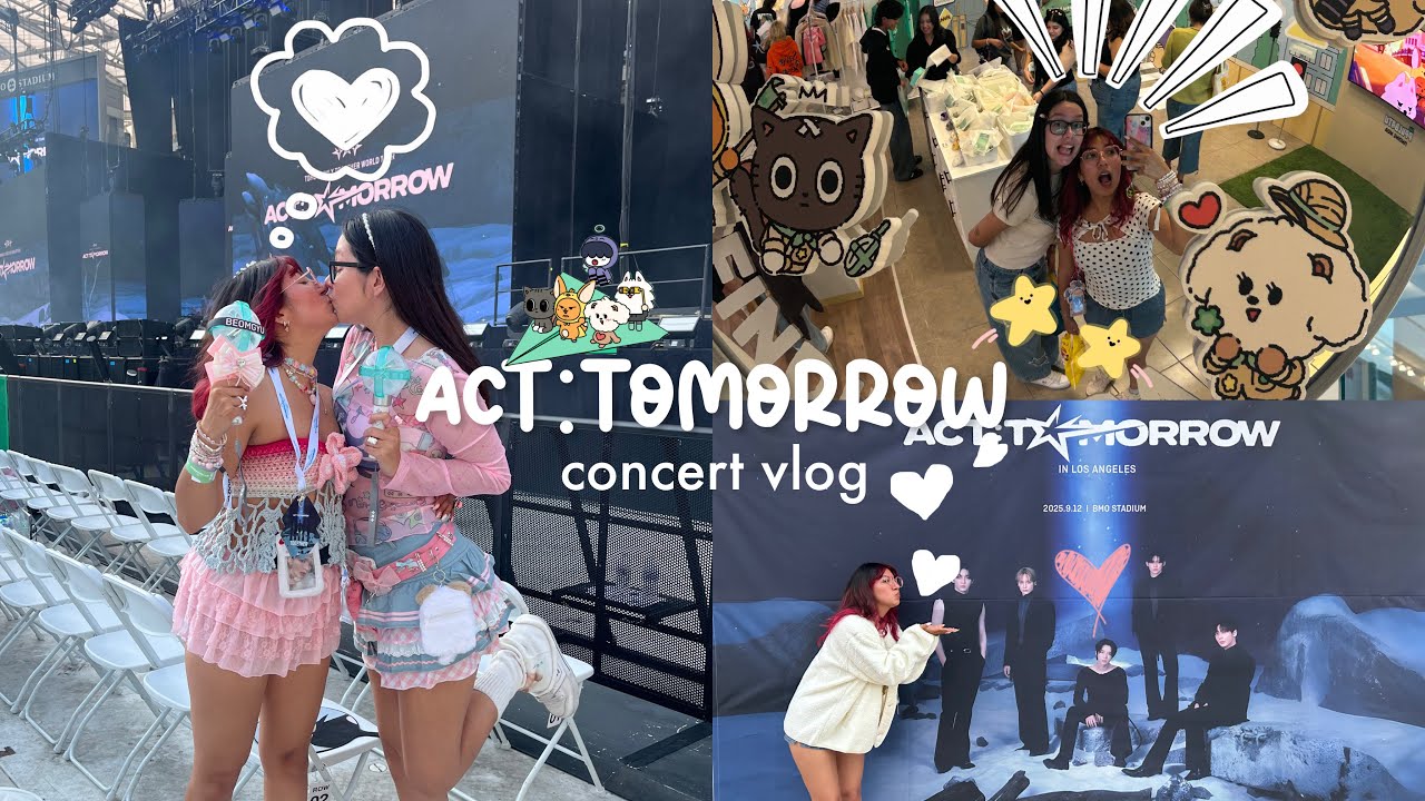 ACT:TOMORROW in LA 🌟 txt concert tour vlog, travel w me, tourism