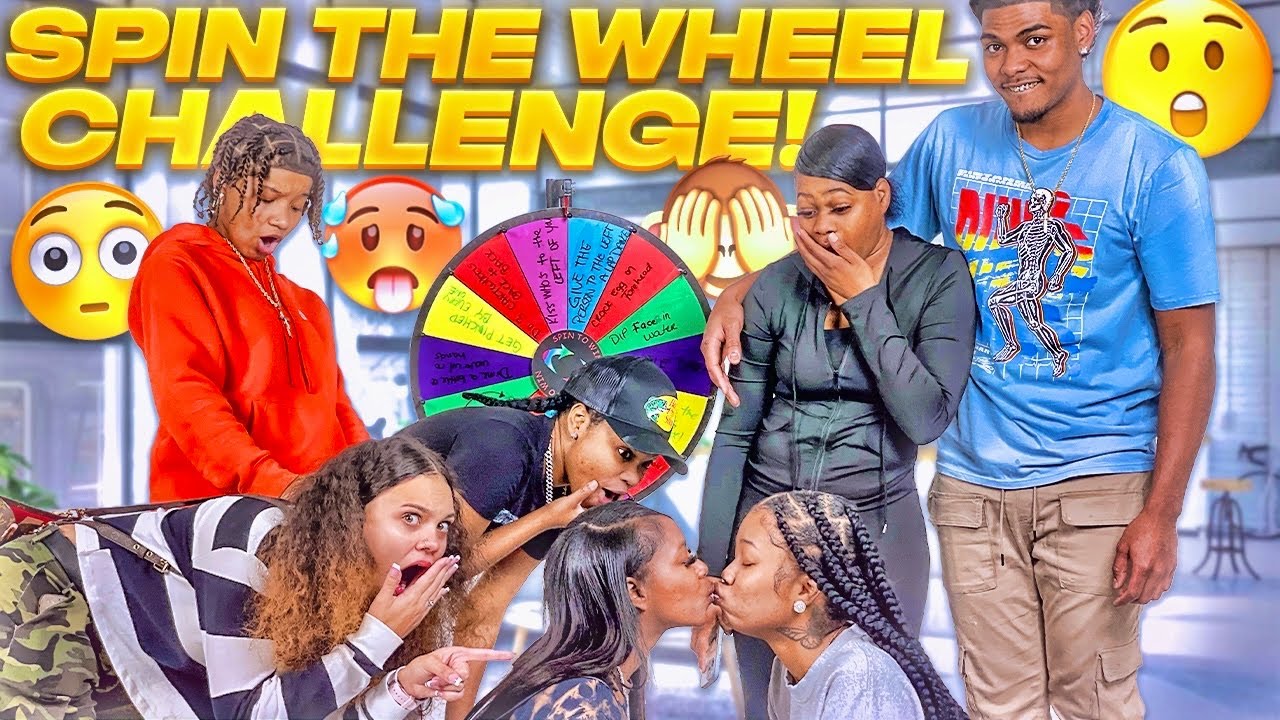 SPIN THE MYSTERY WHEEL CHALLENGE ( 1 SPIN = 1 DARE ) Mack Kissed… 😳  * SPICY 🌶 *