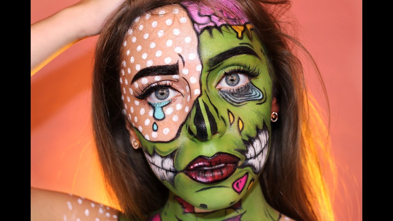Pop Art Zombie Makeup Look | HALLOWEEN SERIES (Timelapse Tutorial)