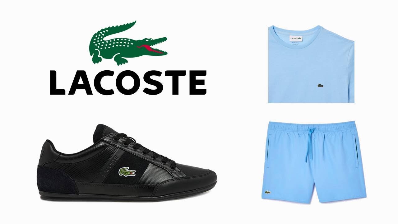 Essayage Lacoste : Sneakers chaymon & Short de bain, T-shirt (4nir)