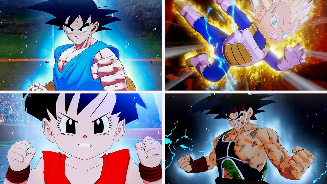All Transformations & Surges (All DLC + DAIMA) – Dragon Ball Z: Kakarot