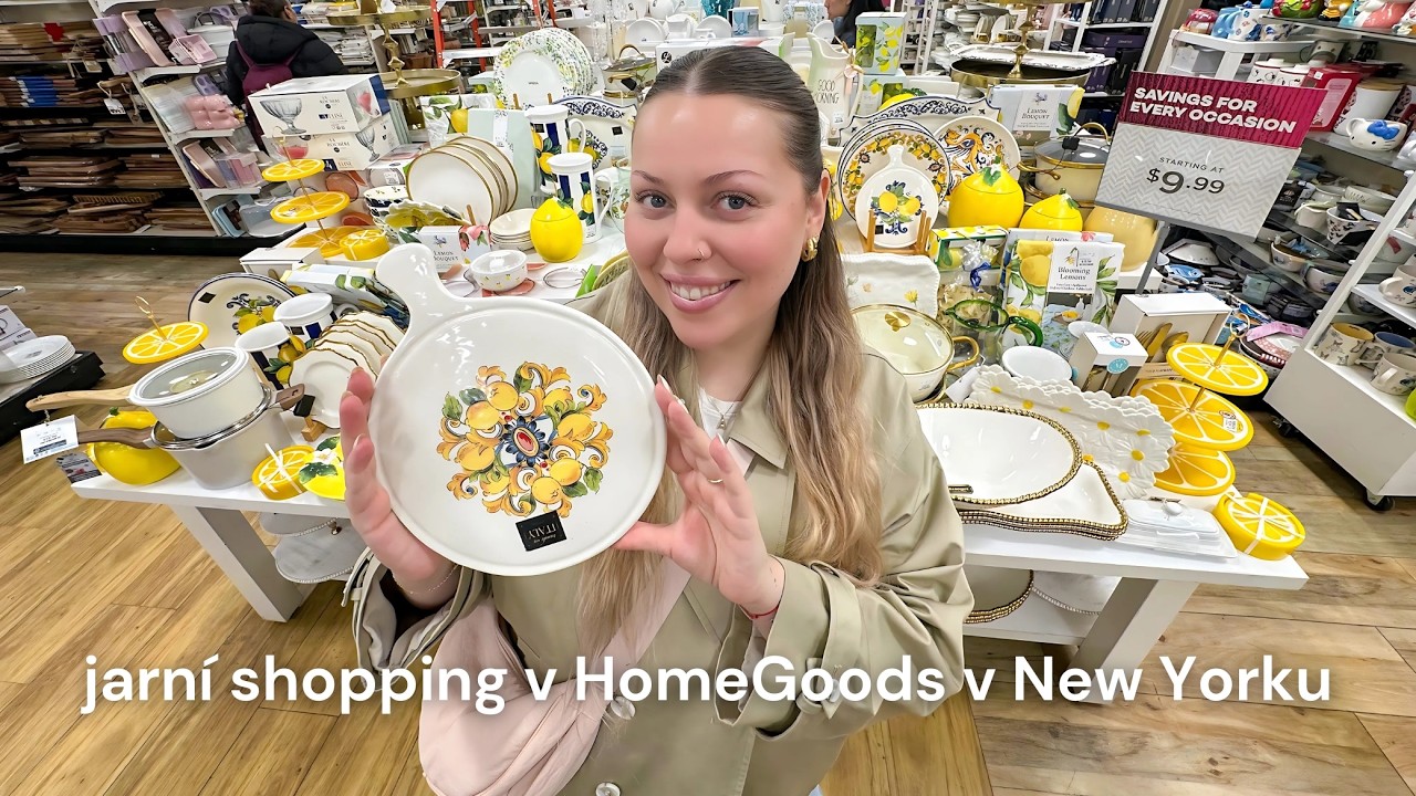jarní shopping v HomeGoods v New Yorku | NYC diaries