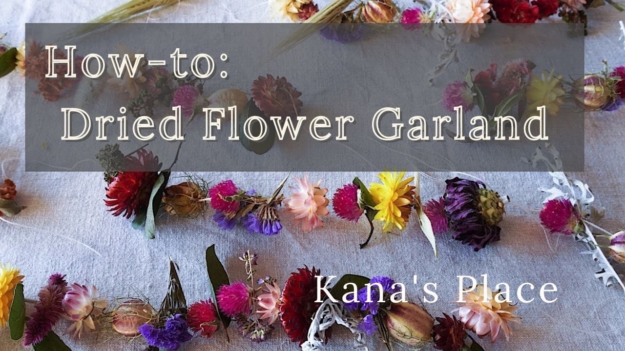 Fall Decor 2021: DIY Dried Flower Garland | Kabocha Soup Recipe | five simple seasonal ideas