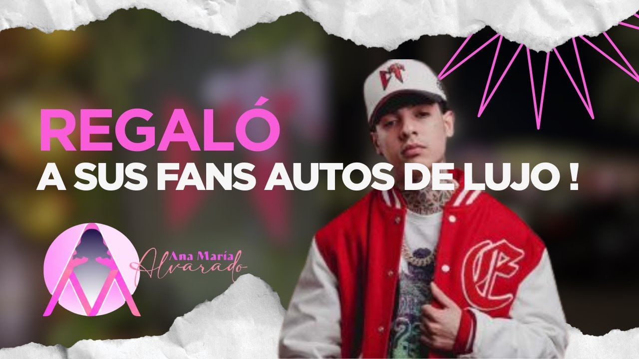 REGALÓ A SUS FANS AUTOS DE LUJO !!