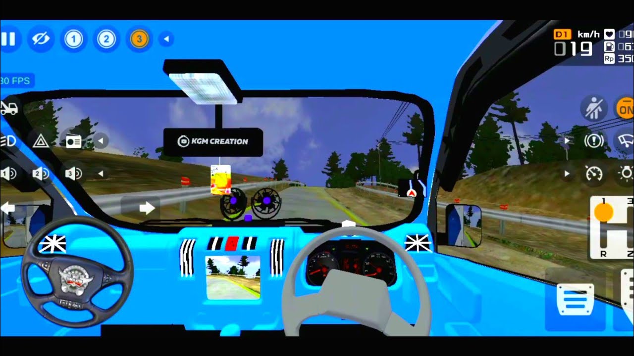 TRAGA BOX GAMEPLAY! Tanjakan tinggi Gunung Bromo - Bus Simulator Indonesia