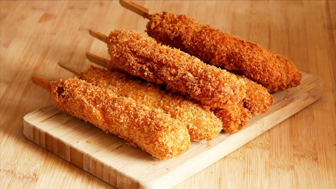 Corn Dog facile - recette coréenne 🇰🇷
