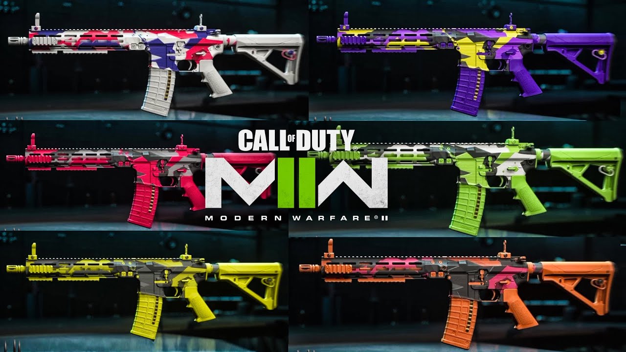 MW2 - ALL CDL CAMOS in MODERN WARFARE II SHOWCASE!