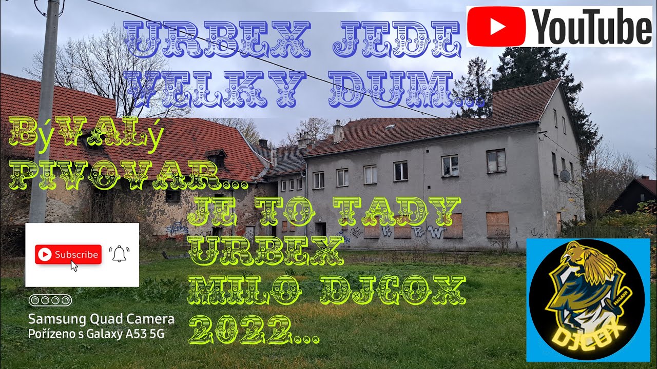 Urbex bývalý pivovar velký dům 2 část  Urbex milo and djcox...