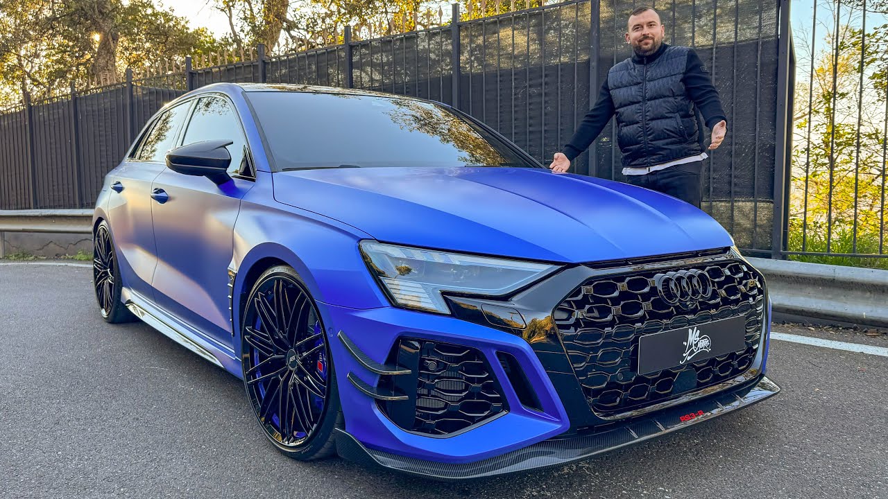 GMK me pr&ecirc;te son Audi rs3-r abt 1/200 😈 Test & pr&eacute;sentation!!!👌🏻