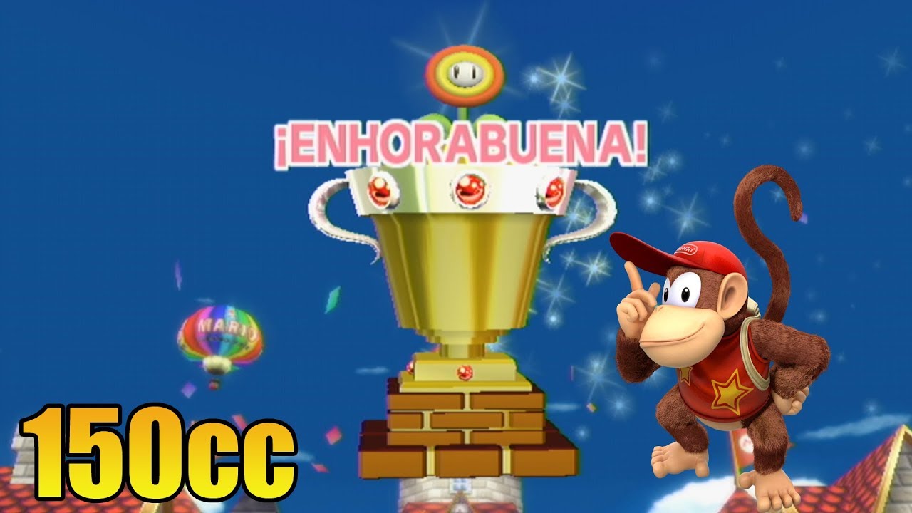 Mario Kart Wii | Copa Flor 150cc | Diddy Kong