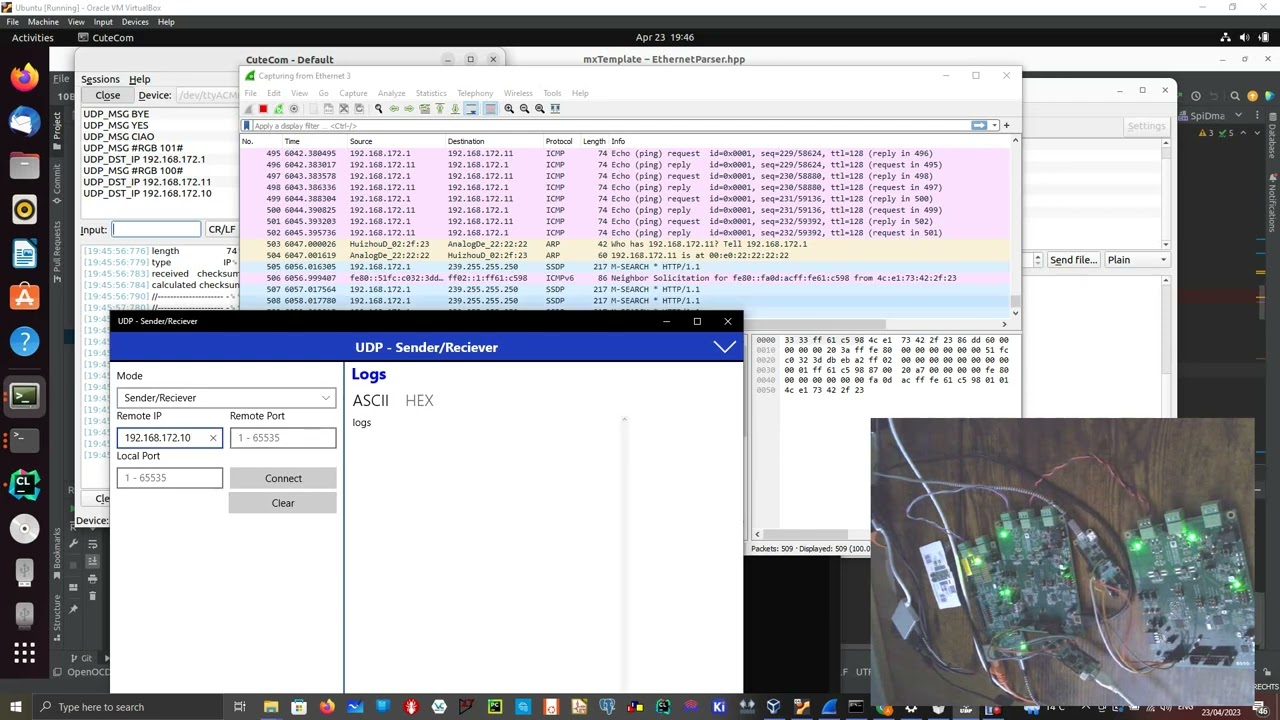 10BASE-T1L single-pair Ethernet  Switch Daisy Chain Demo