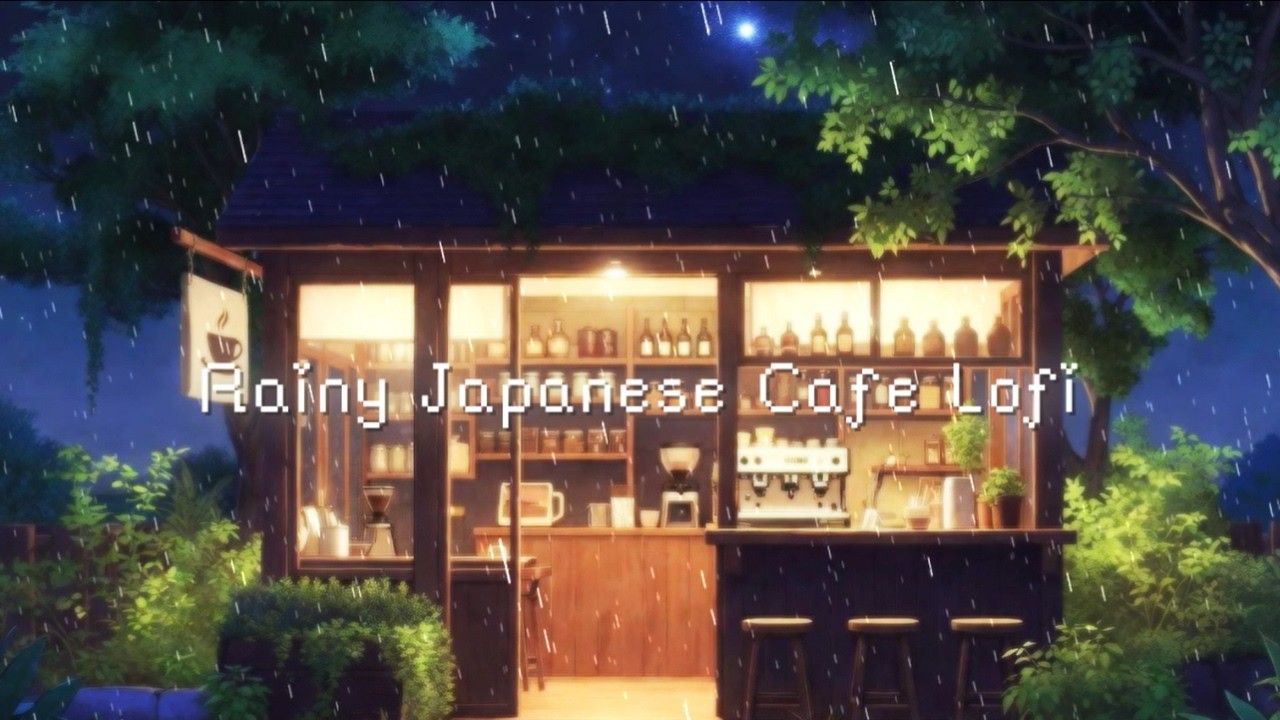 Rainy Japanese Café ☕ 🌧️| 30 Minute Study Session Lofi beats