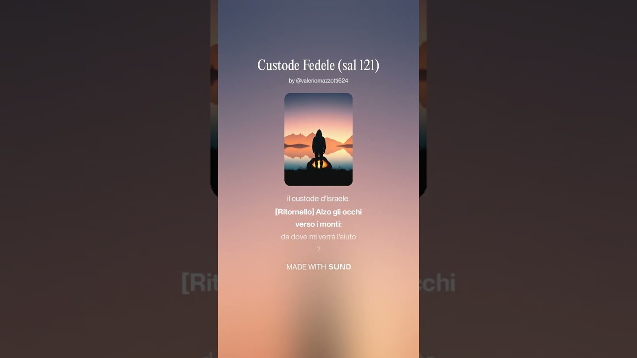 Custode fedele (sal 121) 
