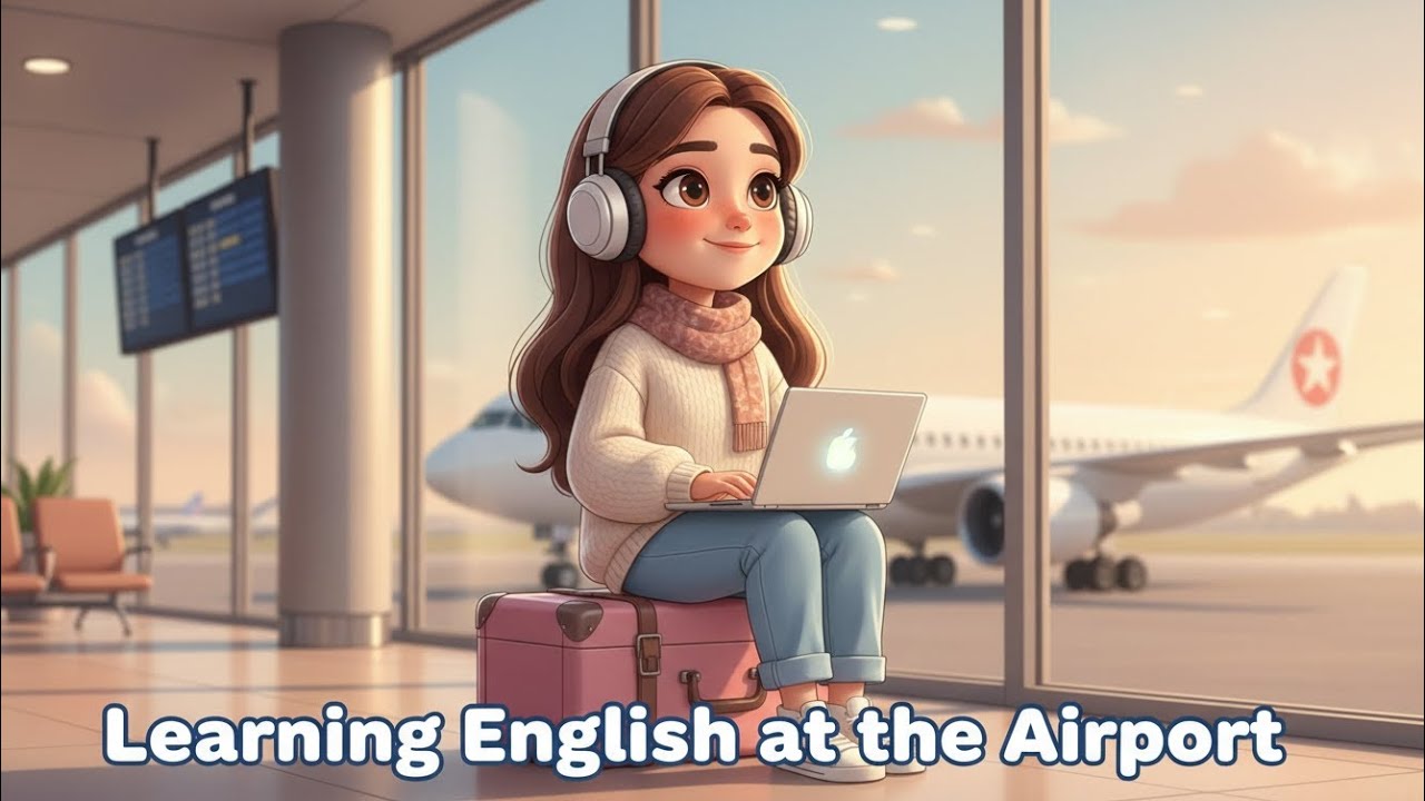Airport English Journey | Slow English Podcast for Beginners ✈️