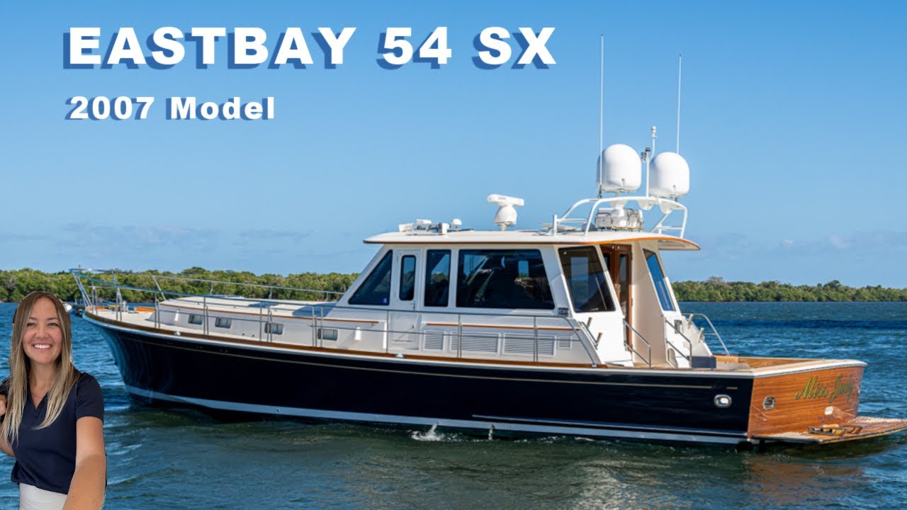 Eastbay 54 SX (2007) Walkthrough Yacht Tour with Sara Fithian