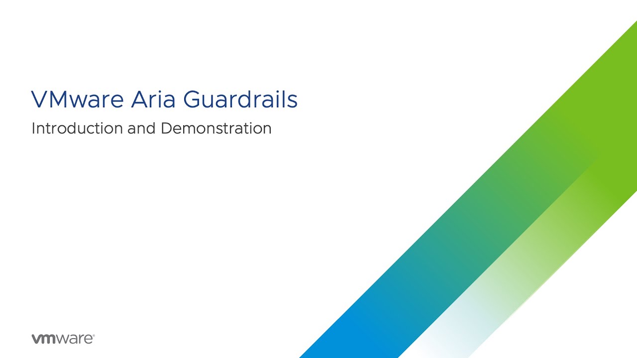 An Introduction to VMware Tanzu Guardrails (formerly VMware Aria Guardrails)
