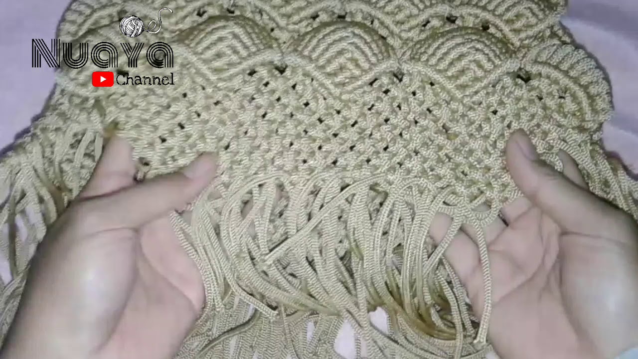 Cara membuat Alas Tas Tali Kur / Tutorial Alas Tas Tali Kur / Tutorial Tas Tali Kur untuk pemula