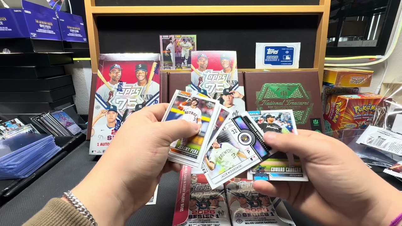 Topps 75th Series 1 2026 Box opening. 