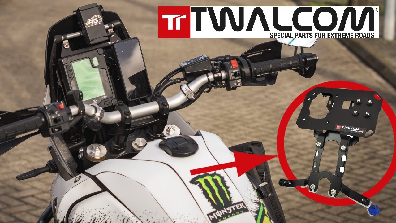 Yamaha Tenere 700 TWALCOM DASHBOARD install |  SIDE BY SIDE Speedometer and GPS