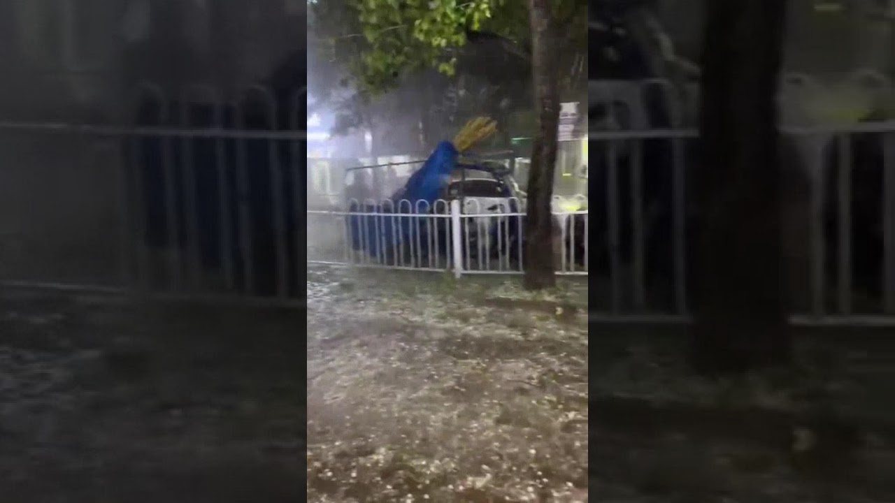 Severe hailstorm hit Guizhou Province, China 🇨🇳 (02.04.2026) Video: Jim Yang
