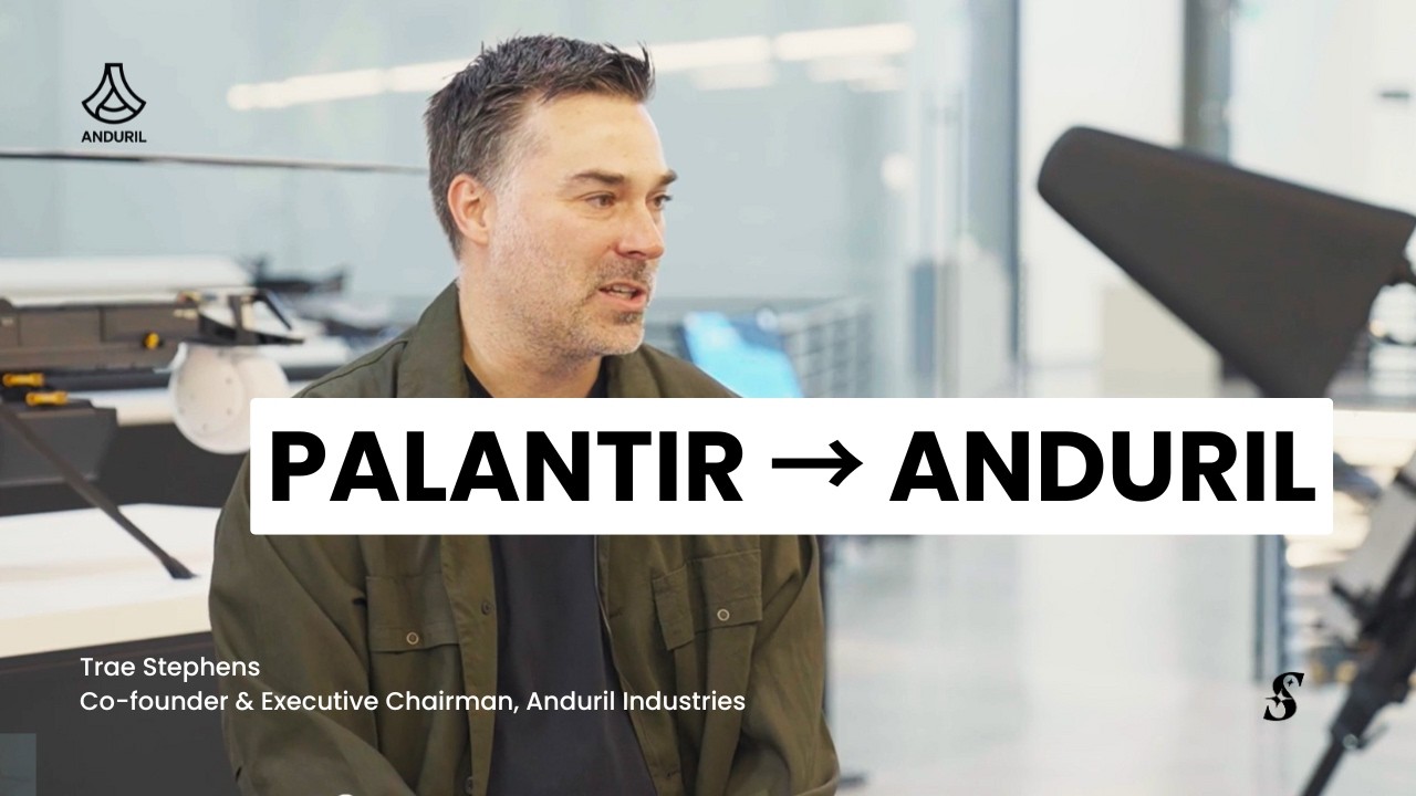 Trae Stephens on Anduril’s Origin, Peter Thiel, & Palantir DNA